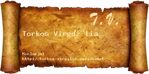 Torkos Virgília névjegykártya